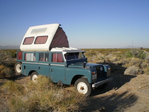 Ready for the night, somewhere deep in the Mojave desert, miles from anywhere.