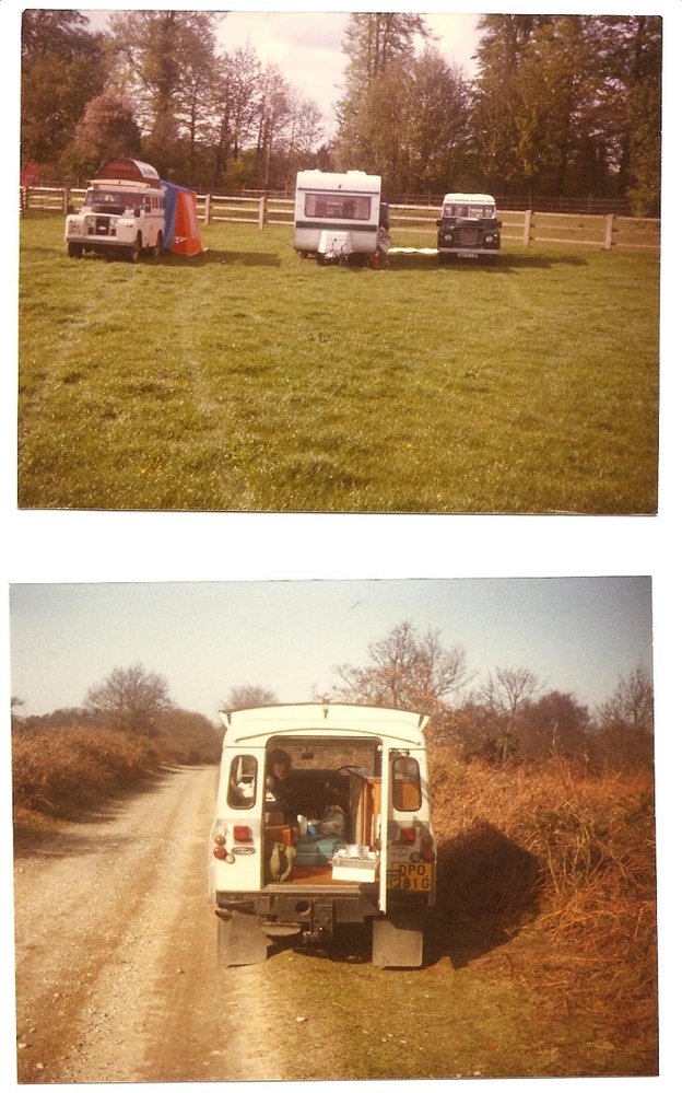 At Kilverstone wild life park Thetford and off road in the Dengie peninsular. Spring 1983